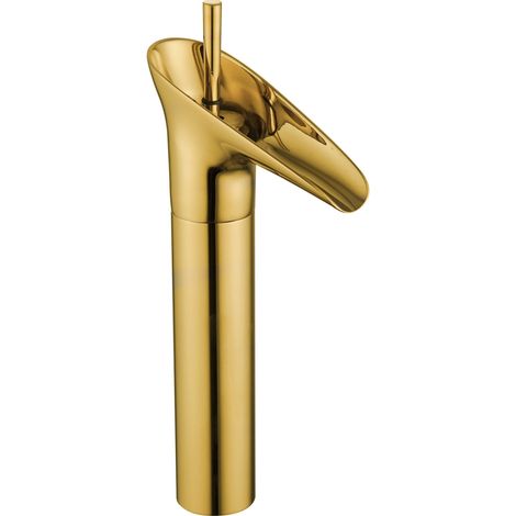 Mexen Orion hohe Waschtischarmatur, Gold - 745510-50 (1/2)