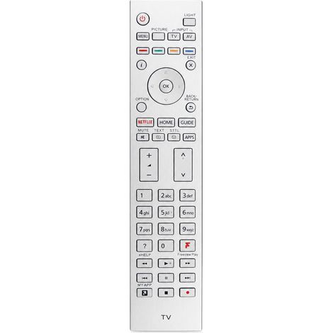Télécommande TV Compatible avec Panasonic N2QAYA000153, avec Boutons Netflix et Apps (1/5)