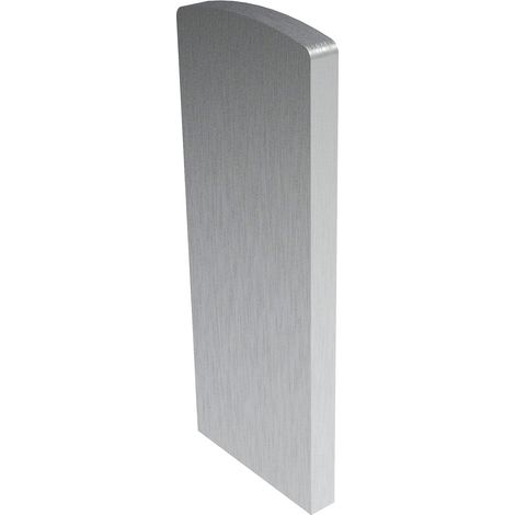 ECONOMY Endkappe für Bodenprofile 0004, Aluminium silber eloxiert