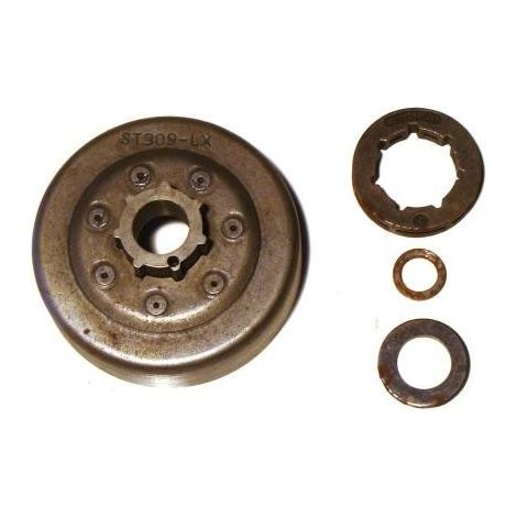 ST309LCA7X - Pignon de chaine à Anneau 3/8 7 dents pour tronconneuse STIHL (1/3)