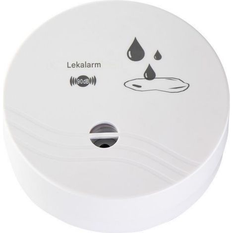 Detecteur De Fuite - Alarm 90 Db - Pour Sous-Sol Salle De Bain Cuisine Garage - Fonctionne Sur Piles - Lot De 2 (1/5)