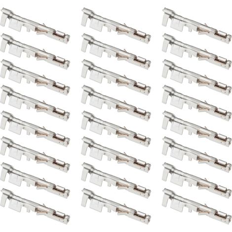 Pack of 100 crimp pins 43030 compatible with Molex 3.0 mm Micro Fit female Micro-Fit 43030 terminal pins female connector crimp pin (1/5)