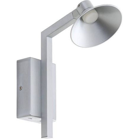 Lucande Lámpara de pared LED 'Steve' en Gris Metal