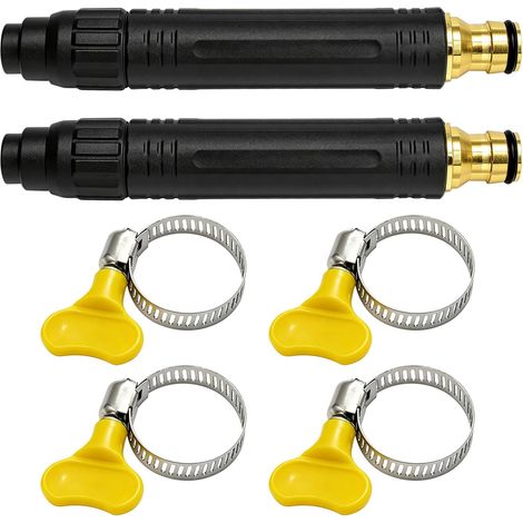 2 Pcs High Pressure Water Gun House Nozzle, High Pressure Gun for Auto Cleaning, Pressure Water Cannon for Watering Plants (1/5)