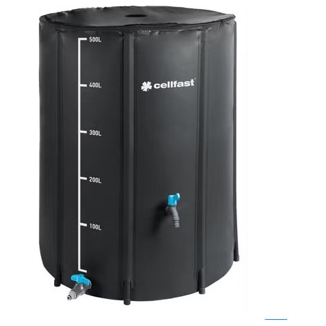 Serbatoio d'acqua pieghevole Cellfast da 500 litri