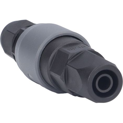 Raccord Auto-blocage Type C pour Tubes PU, Accessoire Compresseur Acier/Plastique, Filetage 1/2" (12x8mm) (1/5)