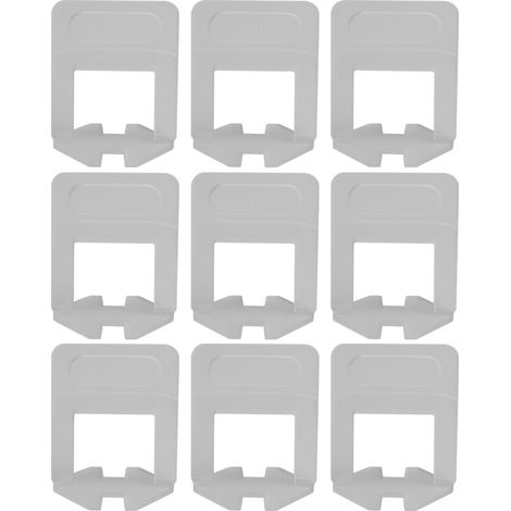 200pcespaceurs de carrelage 1mm, clips de nivellement pour carreaux, système de mise à niveau, outil d'aide au carrelage (1/5)