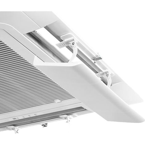 Déflecteur de climatiseur pour la climatisation Centrale au Plafond, empêcher l'air de souffler Droit, Angle réglable, (Une Seule pièce) (1/3)
