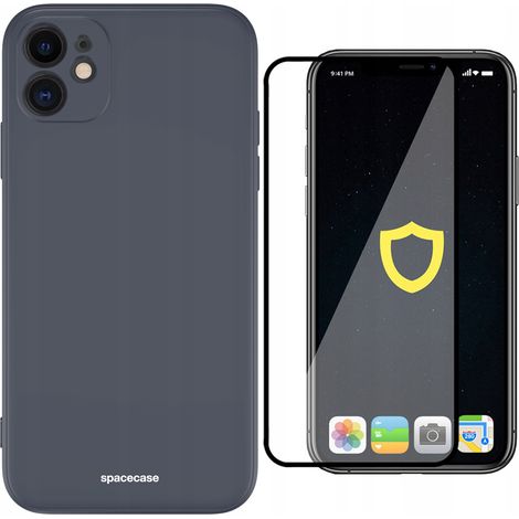 Spacecase Silikonhülle für iPhone 11, schwarz (1/5)