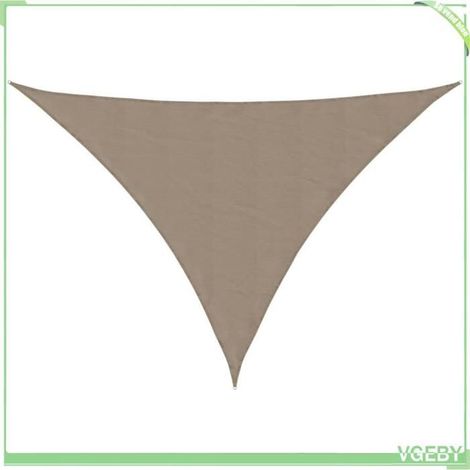 Voile de parasol - FAFEICY - 135450 - 3,5x3,5x4,9 m - Triangulaire - Tissu Oxford PU anti-UV (1/5)
