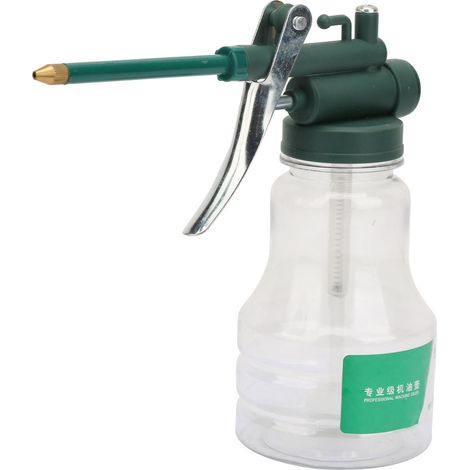 Pistolet pulvérisateur à pompe transparente haute pression avec long bec pour huile de lubrification. (1/5)