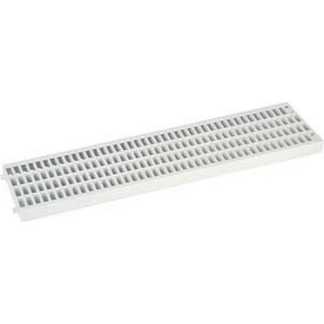 1PZ GRIGLIA IN POLIPROPILENE PER CANALETTA DA CM.50X13H. GRIGIA - cm.50x13x2h.
