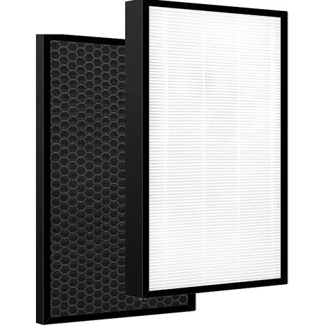 Filtre HEPA et charbon actif pour humidificateur FZC150HFU, FZC150DFU, FZC100MFU. Compatible avec les purificateurs d'air Sharp KC860U et KCC150U. (1/4)