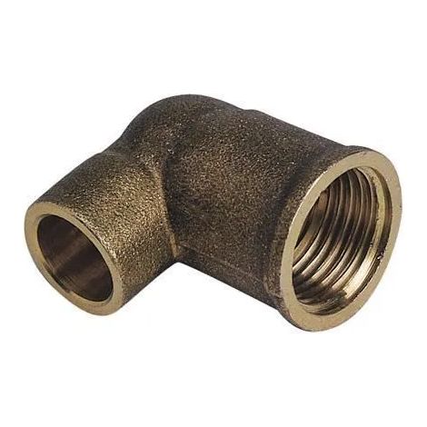 Coude Long Femelle 1/2" Sobime Raccord Coudé 90° Galvanisé, Filetage Femelle 1/2 Pouce. - Sobime