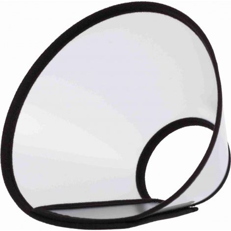 Protective collar, plastic, hook and loop fastener, S: 25-32 cm/12 cm