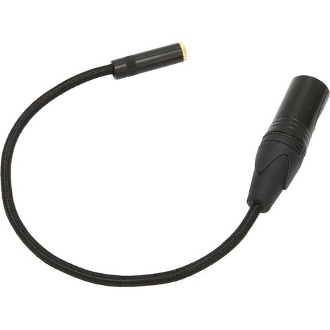 Câble adaptateur XLR mâle vers Jack 3,5 mm femelle 0,3 m pour table de mixage et interface audio (1/5)