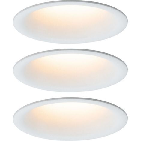 Spot LED encastrable pour salle de bains jeu de 3 18 W X236932 (1/5)