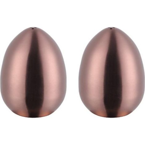 Salière et poivrière - Inox - Or rose - Design moderne - Remplissage facile - Haute qualité (1/4)