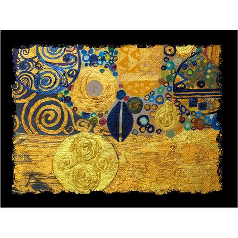 Decorazione artistica da parete con stampa su tela Painting Multicolore (1/4)