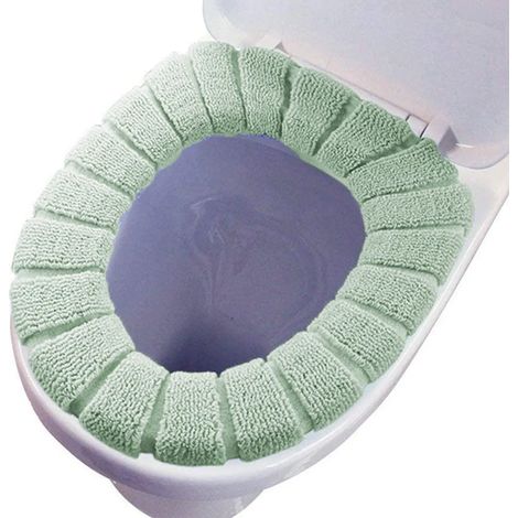 Stück WC Sitz Beheizt WC-Sitzwärmer Toilettensitz Abdeckung,Toilettensitzabdeckung Waschbar Toiletten Sitzbezug weich dicker waschbar dehnbar