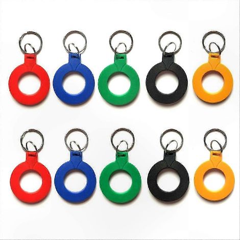Lot de 10 étiquettes RFID, cartes de capteur de proximité 125 kHz, jetons réinscriptibles, pour une utilisation dans les systèmes de contrôle d'accès. (1/5)