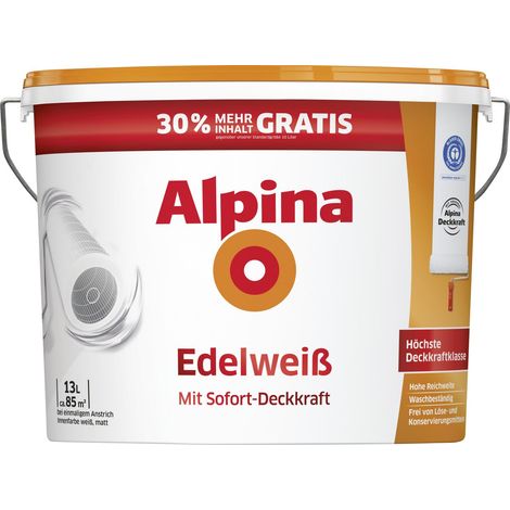 Alpina Wandfarbe Edelweiß 13 L Spachtelmasse