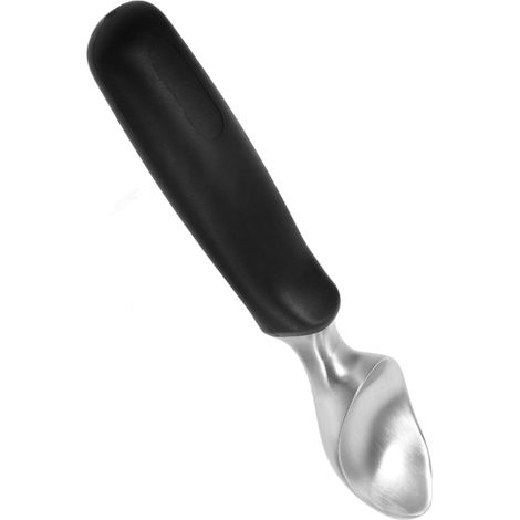 Cuillères de Service en Acier Inoxydable Manche Plastique Noir (1/5)