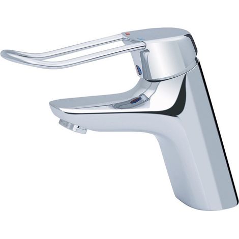 IDEAL STANDARD A5825AA Mitigeur WT Ceramix Blue, poignée à béquet
