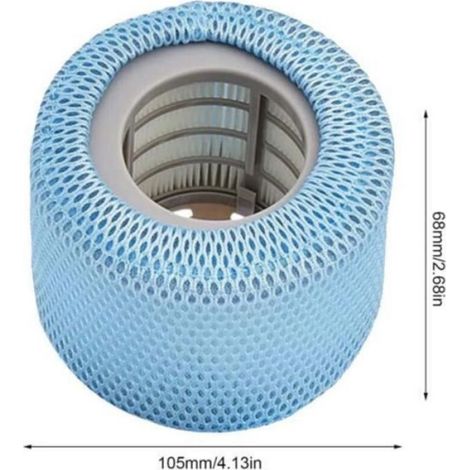 Couvercle En Filet - Maille Fine - Pour Spa Gonflable - Compatible Modèles Delight Premium Elite - Lot De 2 (1/4)
