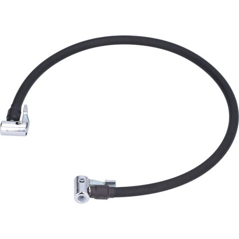 Adatto a tubi flessibili in gomma per pompe ad aria da 23,6 pollici, con 2 raccordi terminali per gonfiare pneumatici per auto.