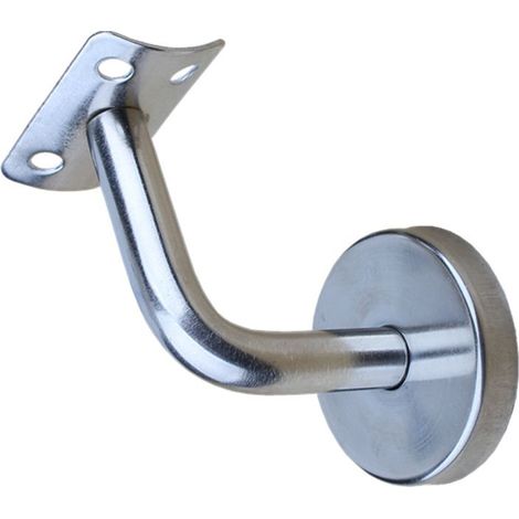 Support Main Courante Inox 304 pour Rampe Escalier Support Mural Rampe Bois Argent (4 Pièces)-Fei Yu (1/5)