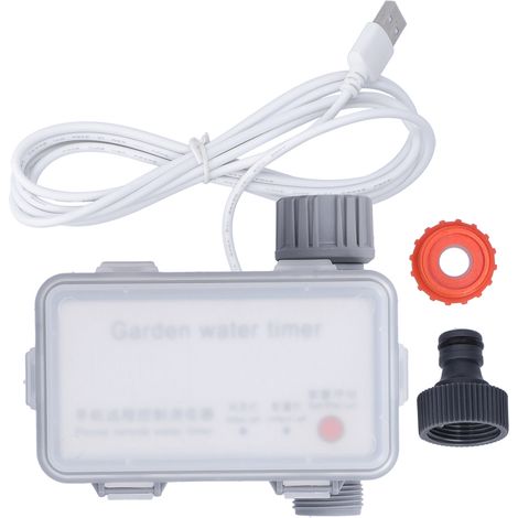 Programmeur d'arrosage WiFi Contrôleur d'irrigation automatique télécommandé par smartphone vanne électrique ABS durable pour jardin (1/5)