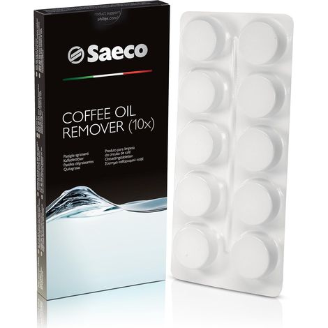 Pastillas desengrasantes (x10) para cafetera Saeco, Philips Espresso - CA6704/99