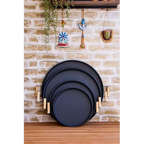 Set di vassoi Set Nero