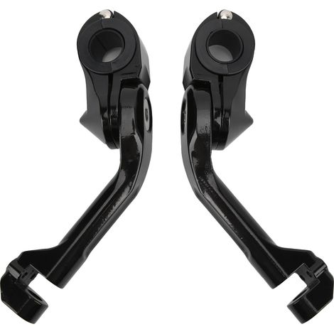 Repose-pieds Moto avec Fixation Réglable 360° pour Honda 32mm/1.25in Barres de Protection Moteur (1/5)