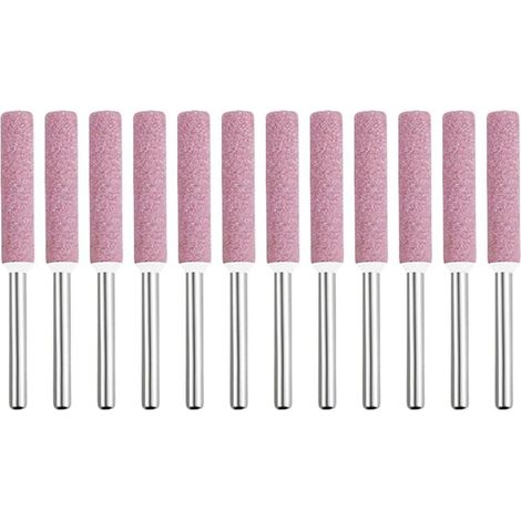 Lot de 12 pierres à aiguiser pour tronçonneuse 4,8 mm (1/5)