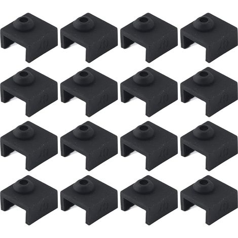 12 pièces couvercle de bloc chauffant capuchon en aluminium chauffant manchon de chaussette en Silicone 280 ℃ résistant aux hautes températures pour MK7/8/9 (1/5)