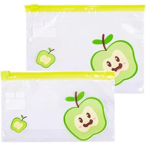 Sac de rangement réutilisable, hermétique et transparent pour fruits, idéal pour organiser votre maison, dans la cuisine et sur les plans de travail.-AquaForge (1/5)