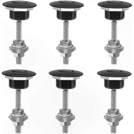 Capot à déverrouillage rapide, lot de 4 fixations pare-chocs durables, clips de verrouillage universels pour voitures européennes, finition noire (1/5)