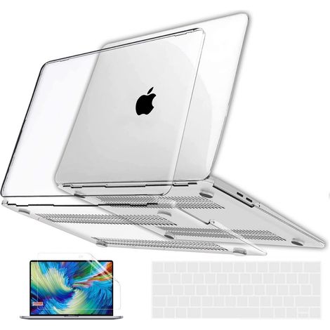 Coque Transparente - Pour MacBook Pro 13 Pouces - Modèles A2338 A2289 A2251 A2159 A1989 A1706 A1708 - Coque Rigide Protection Totale - 1 Pièce