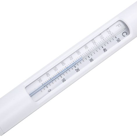 Schwimmendes Poolthermometer in Goldfischform mit Poolleitern (1/5)