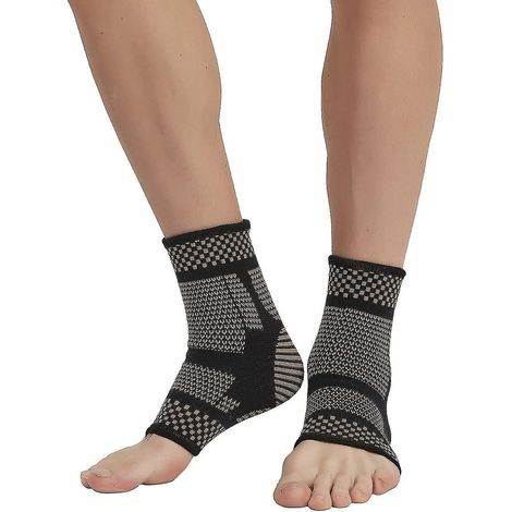 1 paire Attelle de cheville, Compression cuivre, Soutien ergonomique, Fasciite entorse, Sport quotidien