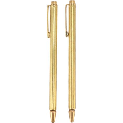 2 tiges en acier inoxydable stylet télescopique extensible pointeur main avec clip poche (1/5)