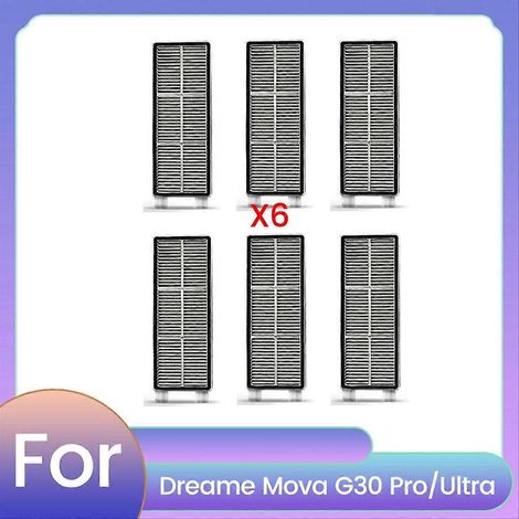 Lot de 6 filtres HEPA pour aspirateur G30 Pro/Ultra - Pièces de rechange pour un nettoyage domestique efficace (1/5)