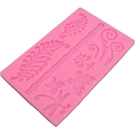 Silikon-Bastelformer mit Blatt- und Tiermotiven – Werkzeug zum Basteln mit Ton, Schokolade und Kuchendekoration (1/5)