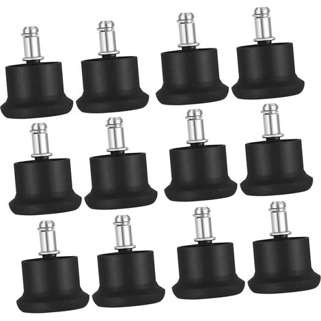 Lot de 15 patins pour chaises bureau, base fixe et protections sol épa