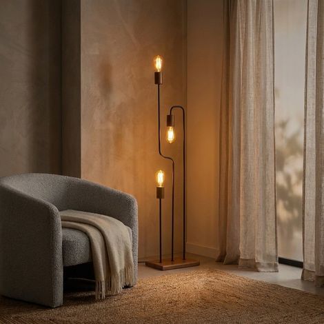 Abstract Sculptural Metal Floor Lamp (1/2)