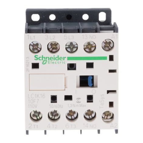 Contacteur de puissance 16A 3P 110V AC 1Z 0R LC1K1610F7