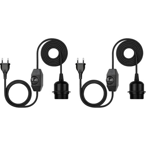 Suspension, Douille E27, Interrupteur Tactile On/Off, 2PCS DIM Interrupteur (1/2)
