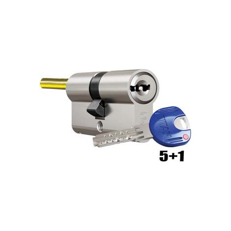 CILINDRO EUROPEO SAGOMATO TITAN K66 PER POMOLO- - mm.100 (30x70) (K66-PR3070-5CH+1C/BC) - 1 pezzi CR